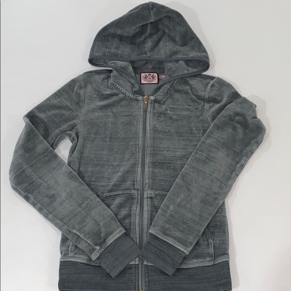 Gray Velour Juicy Jacket - Picture 1 of 3